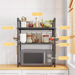 رف منظم للمطبخ بخطافات