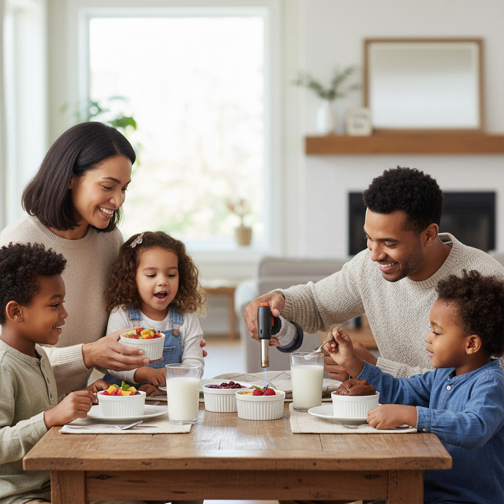 طبق كيك أبيض رامكين 4 قطع 160 مل