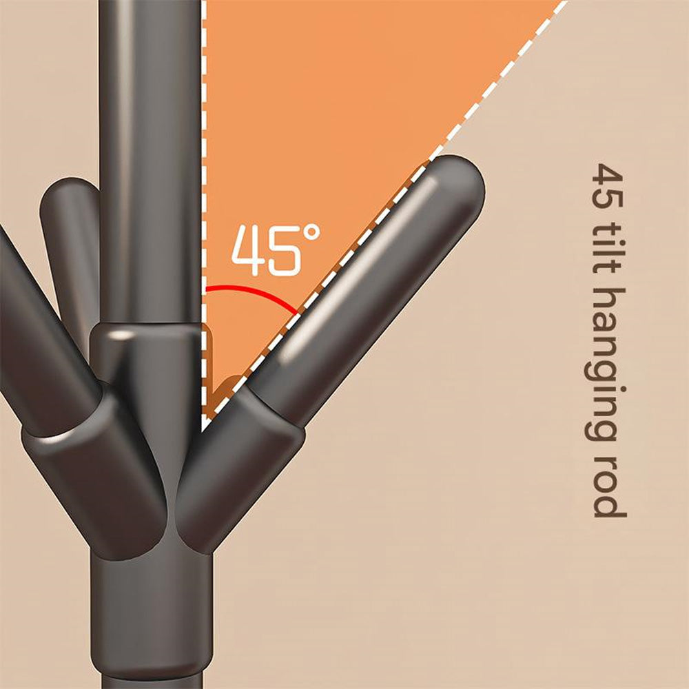 رف ملابس بشكل شجري