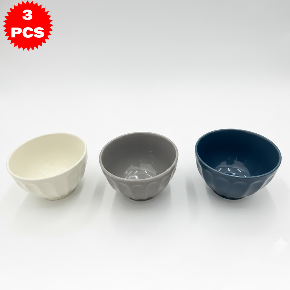 طقم أوعية سيراميك أنيق من 3 قطع