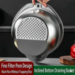 وعاء غسل وتصفية الأرز