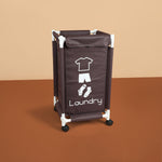 سلة غسيل ذات حجرة واحدة مع غطاء، المقاس: ارتفاع 65 × عرض 35 × طول 35