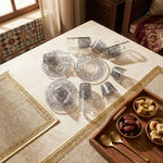 طقم استكانة وفنجان 18 قطعة