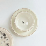 طقم أطباق مائدة فاخر 24 قطعة