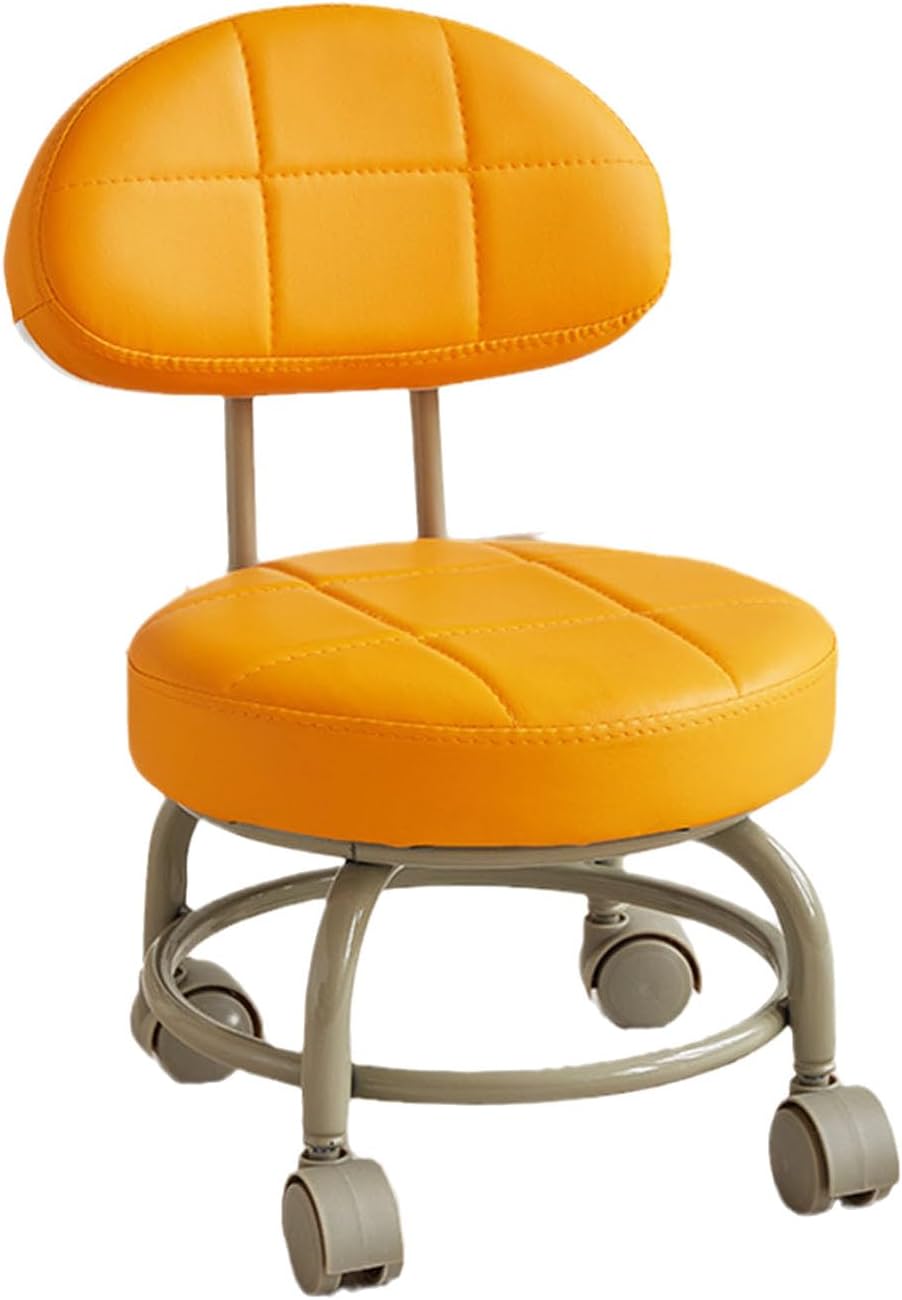 كرسي دوار منخفض مع عجلات