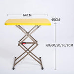 طاولة جانبية محمولة قابلة للطي (أصفر)