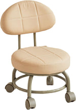 كرسي دوار منخفض مع عجلات