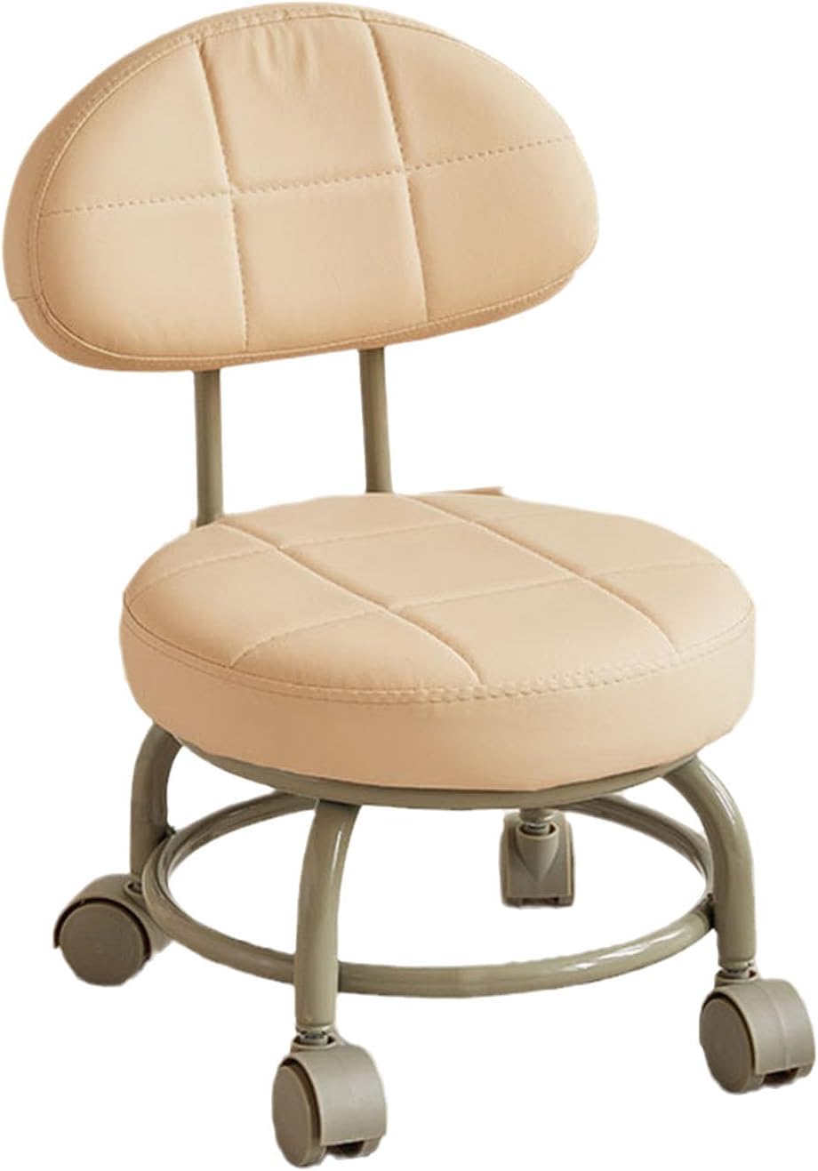 كرسي دوار منخفض مع عجلات