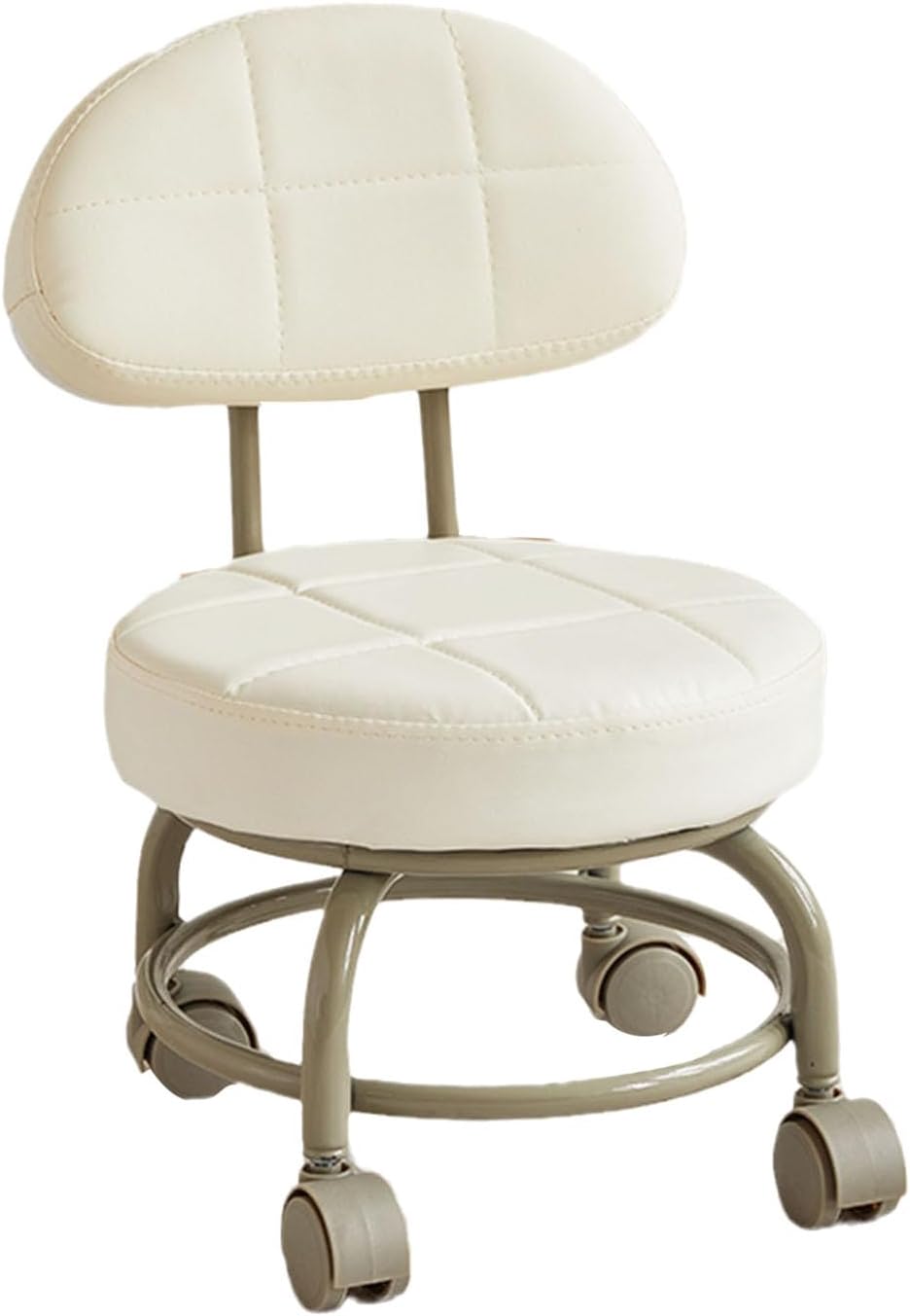 كرسي دوار منخفض مع عجلات