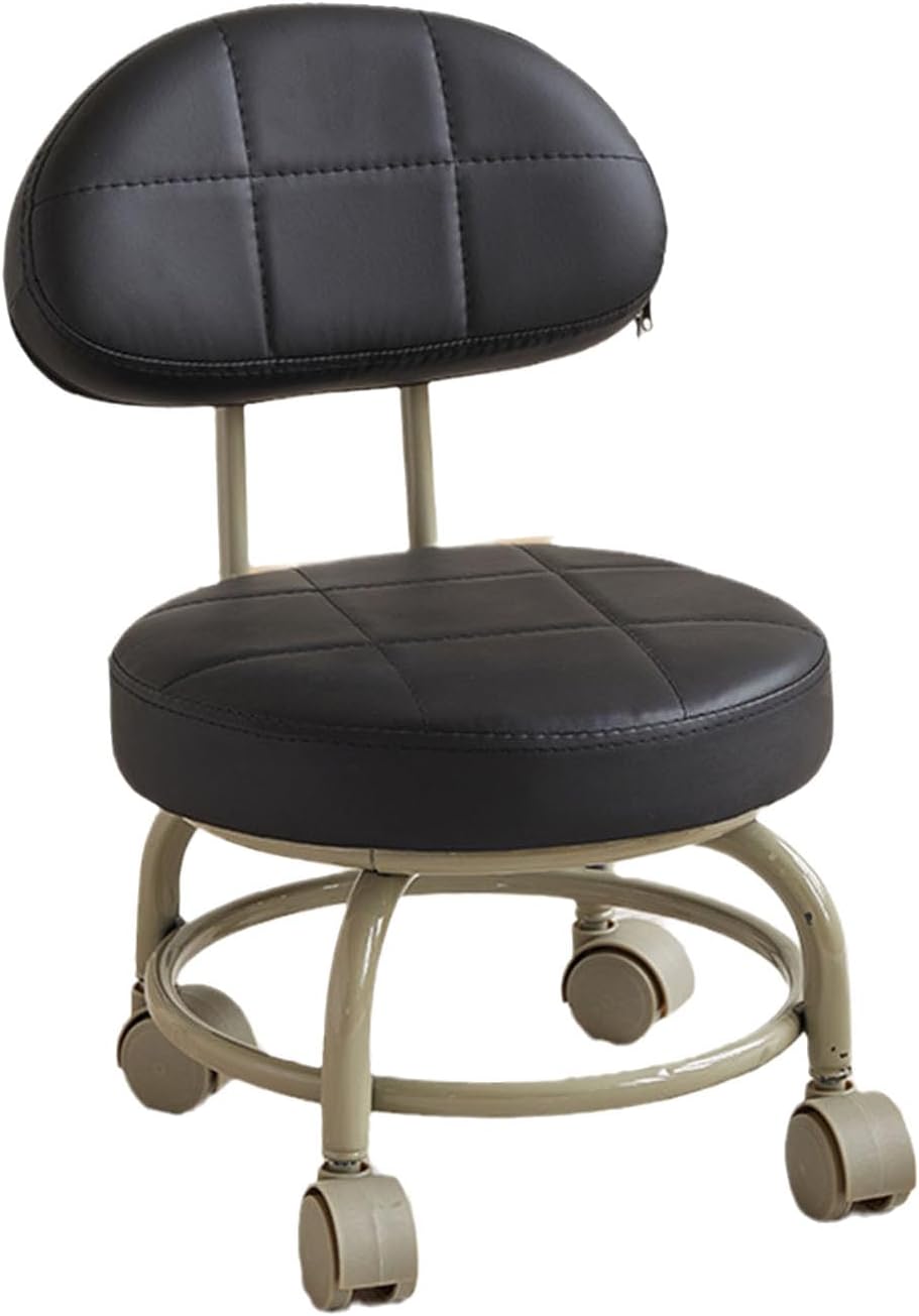 كرسي دوار منخفض مع عجلات