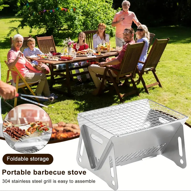 شواية فحم محمولة صغيرة