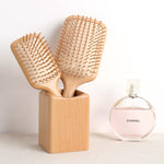 فرشاة شعر خشبية مضادة للتشابك