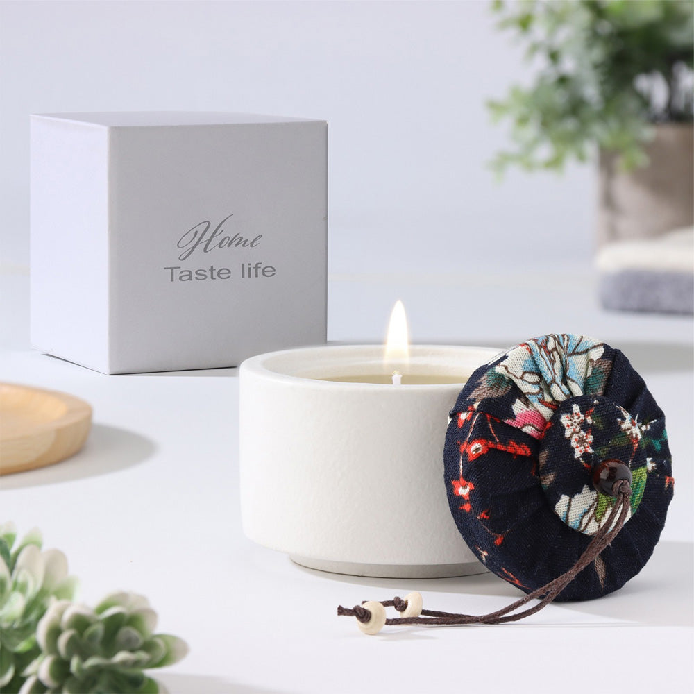 شمعة معطرة "شمع الصويا"