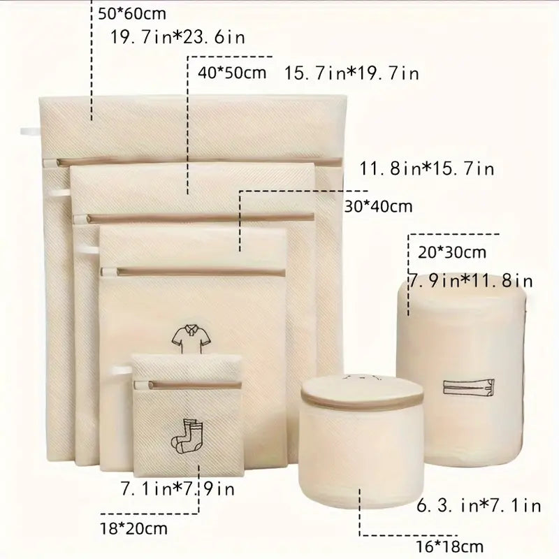 مجموعة حقائب غسيل شبكية