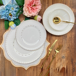 طقم أطباق مائدة فاخر 24 قطعة