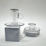 طقم استكانة وفنجان 18قطعة