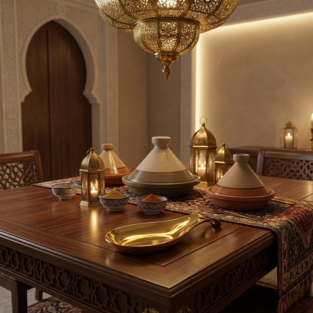 حامل ملعقة ذهبي