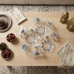 طقم استكانة وفنجان 18 قطعة