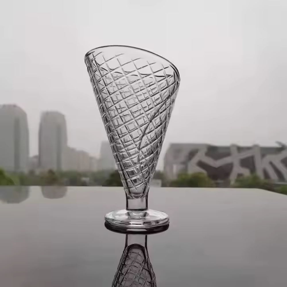 طقم كاسات  للحلوى والآيس كريم