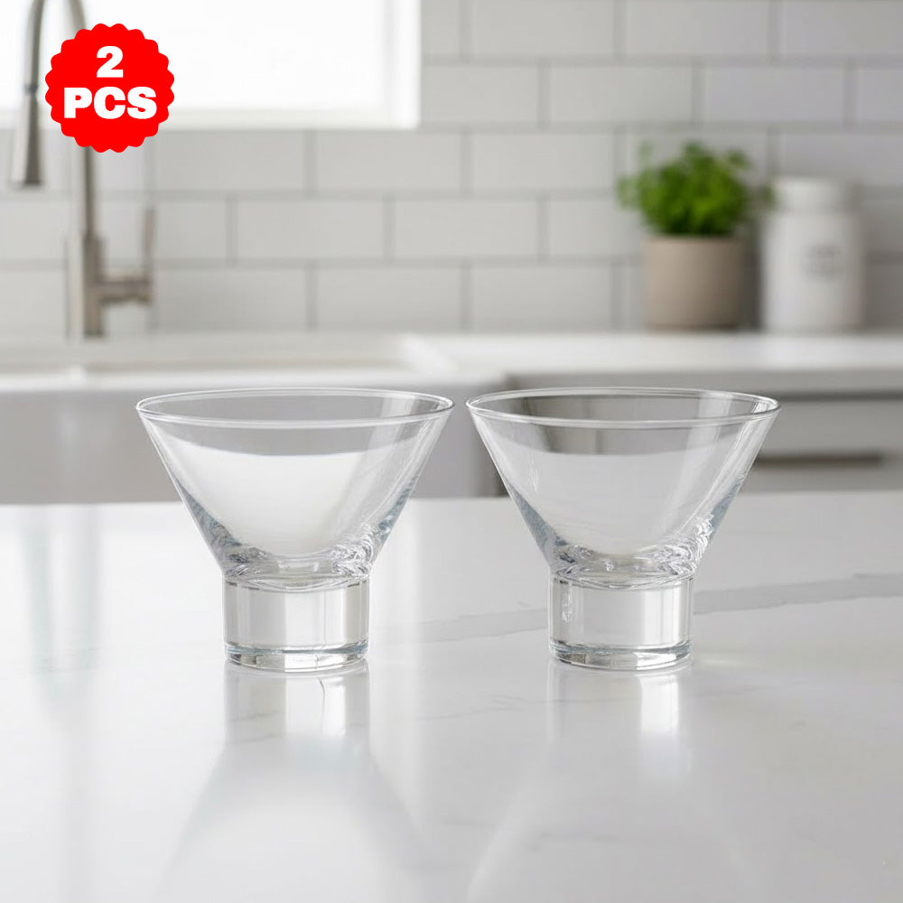 طقم أكواب قطعتين 9 سم