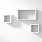 طقم أرفف حائط ديكور 3 قطع