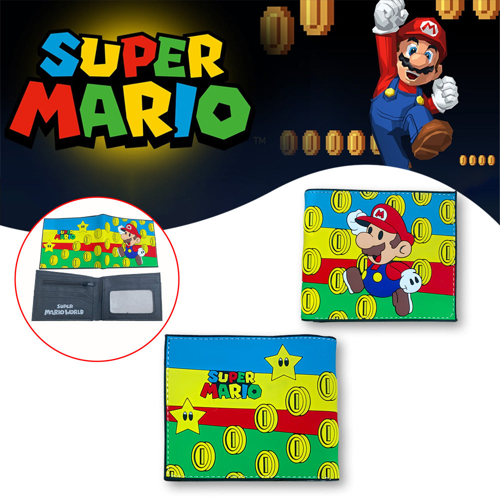 محفظة من جلد البولي يوريثان بطبعة سوبر ماريو 26