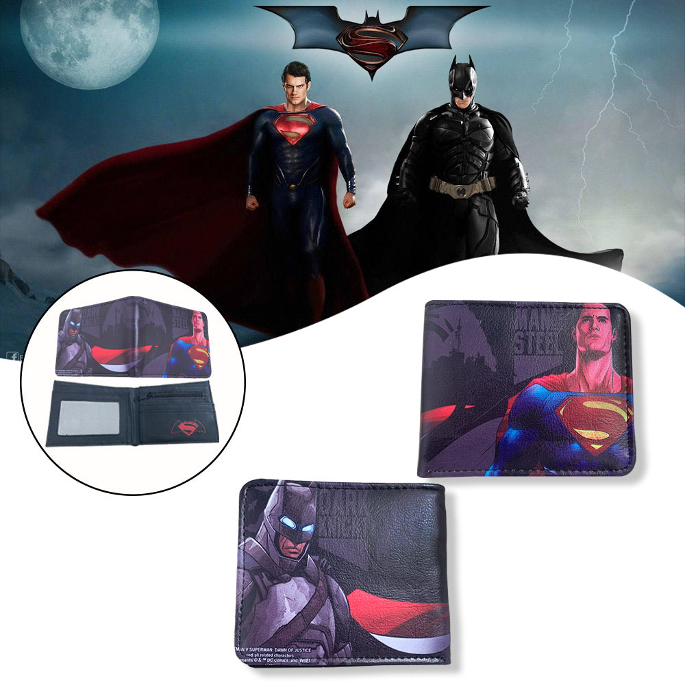 محفظة جلدية مطبوعة سوبرمان وباتمان 27