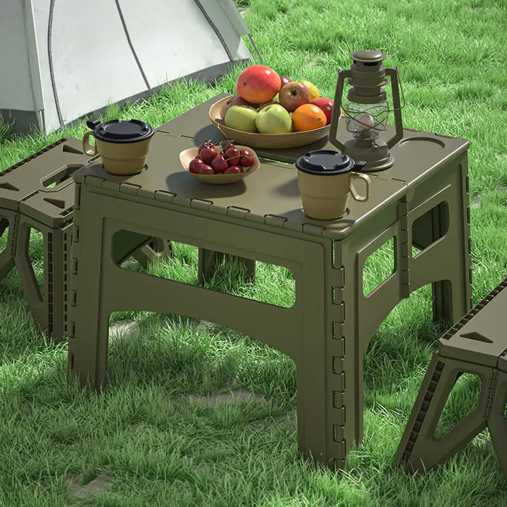 طاولة تخييم خارجية قابلة للطي