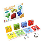 لعبة مكعبات بناء لوحة تغيير الوجه