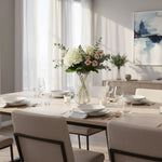 مزهرية زجاجية 25 سم