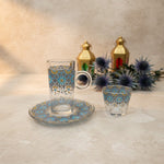 طقم استكانة وفنجان 18قطعة