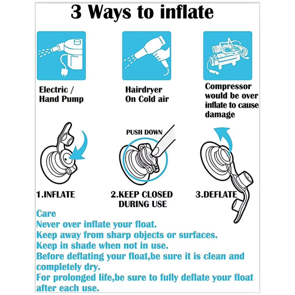 كرسي الأطفال القابل للنفخ مع مسند للذراعين