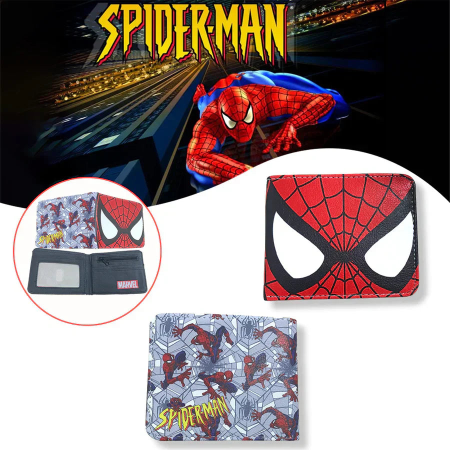 محفظة من جلد البولي يوريثان بطبعات سبايدرمان47