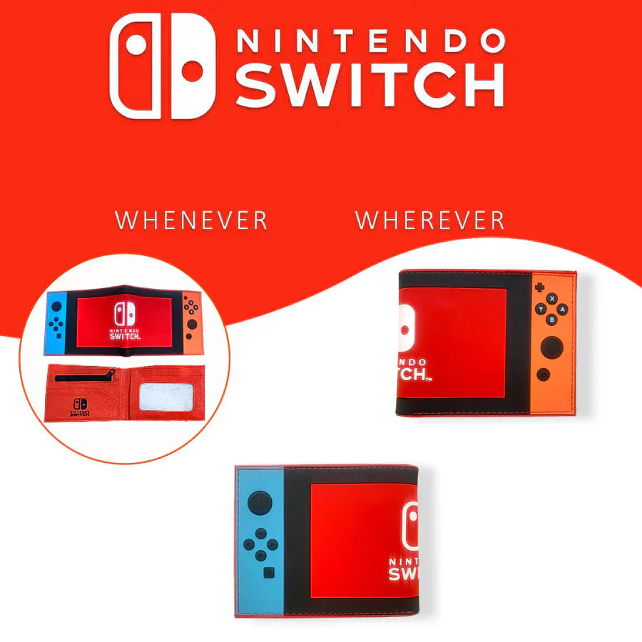 محفظة جلد PU بطبعة Nintendo switch 12