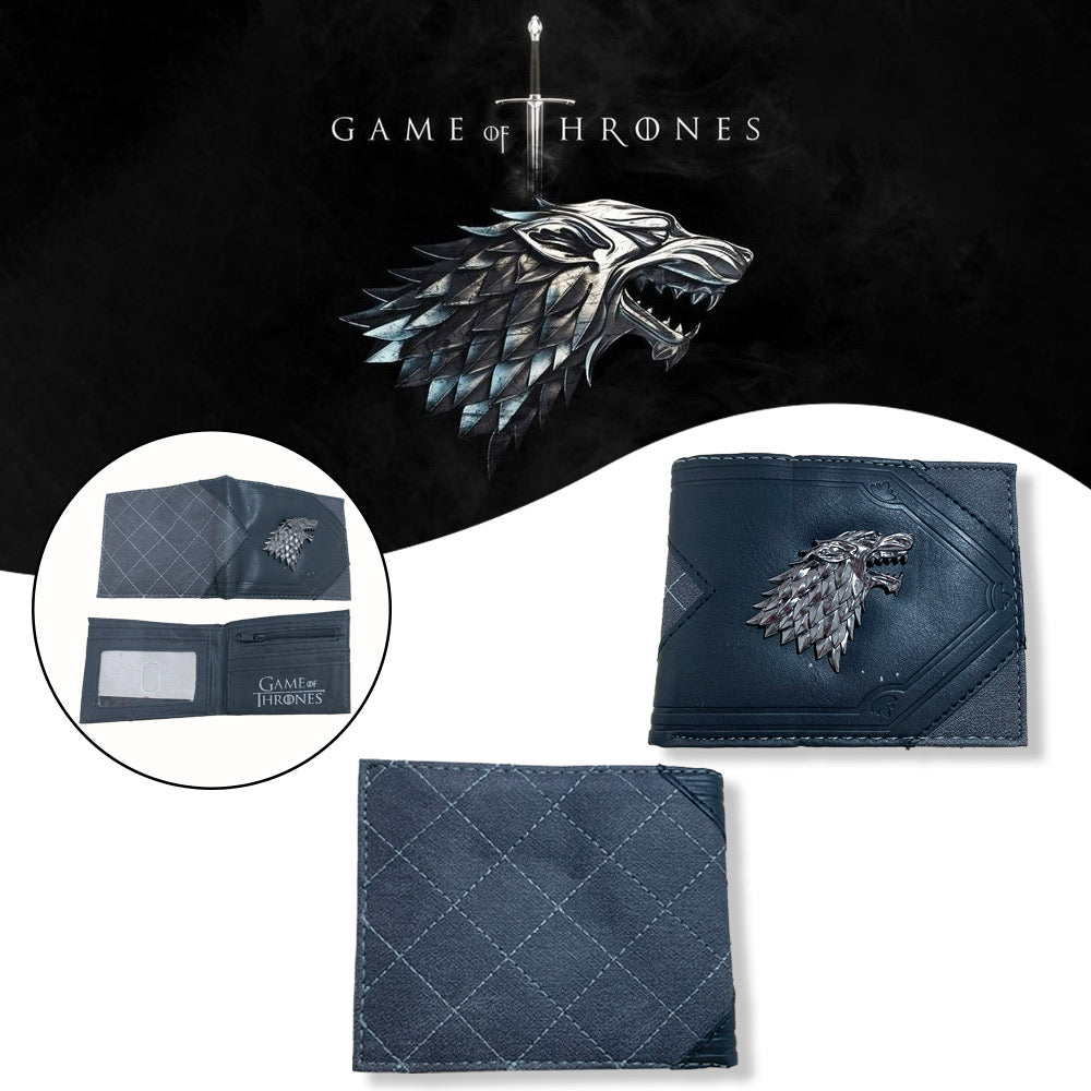 محفظة من جلد البولي يوريثان بشعار Game of Throne ثلاثي الأبعاد46