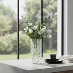 مزهرية زجاجية 25 سم