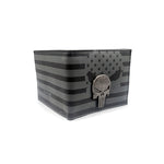 المحفظة الجلدية المعاقب الجمجمة32