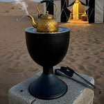 دوة و شواية معدنية على شكل كأس