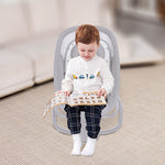 كرسي هزاز مع مظلة وألعاب قطيفة