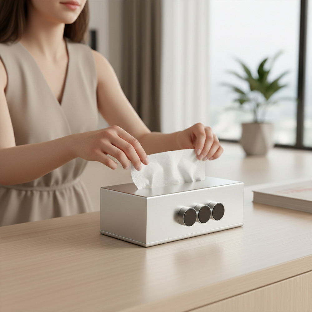 علبة مناديل عصرية