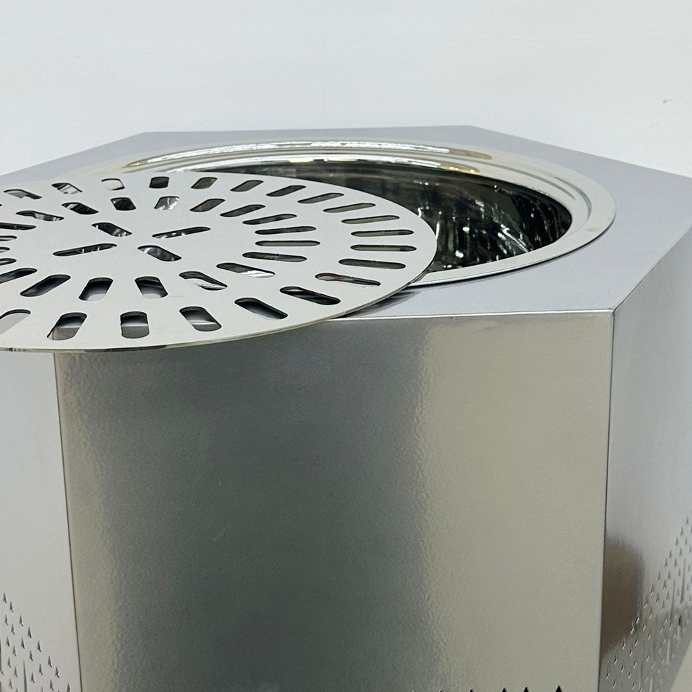 دوة و شواية معدنية سداسي الشكل