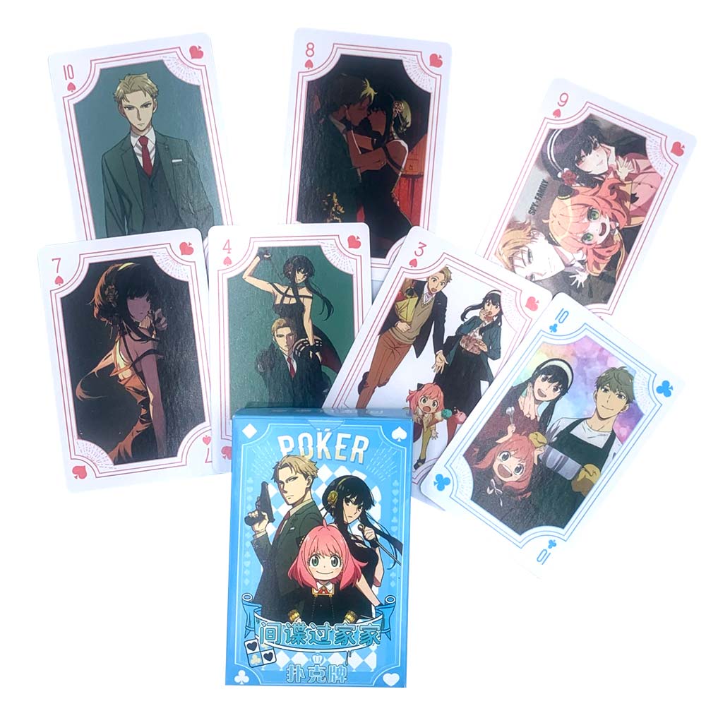 Anime Poker Cards Set 54 sheets