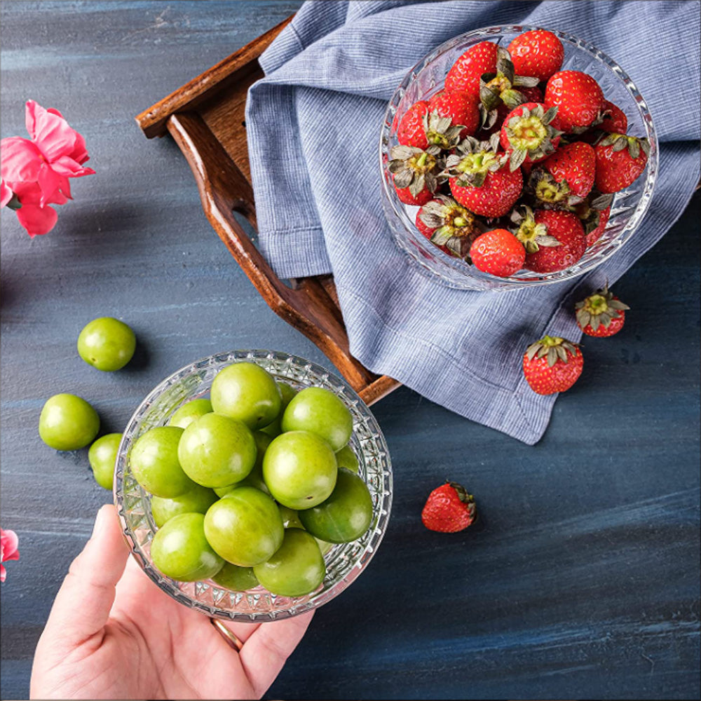 وعاء حلوى كريستالي كلاسيكي – 6 قطع * 250 مل