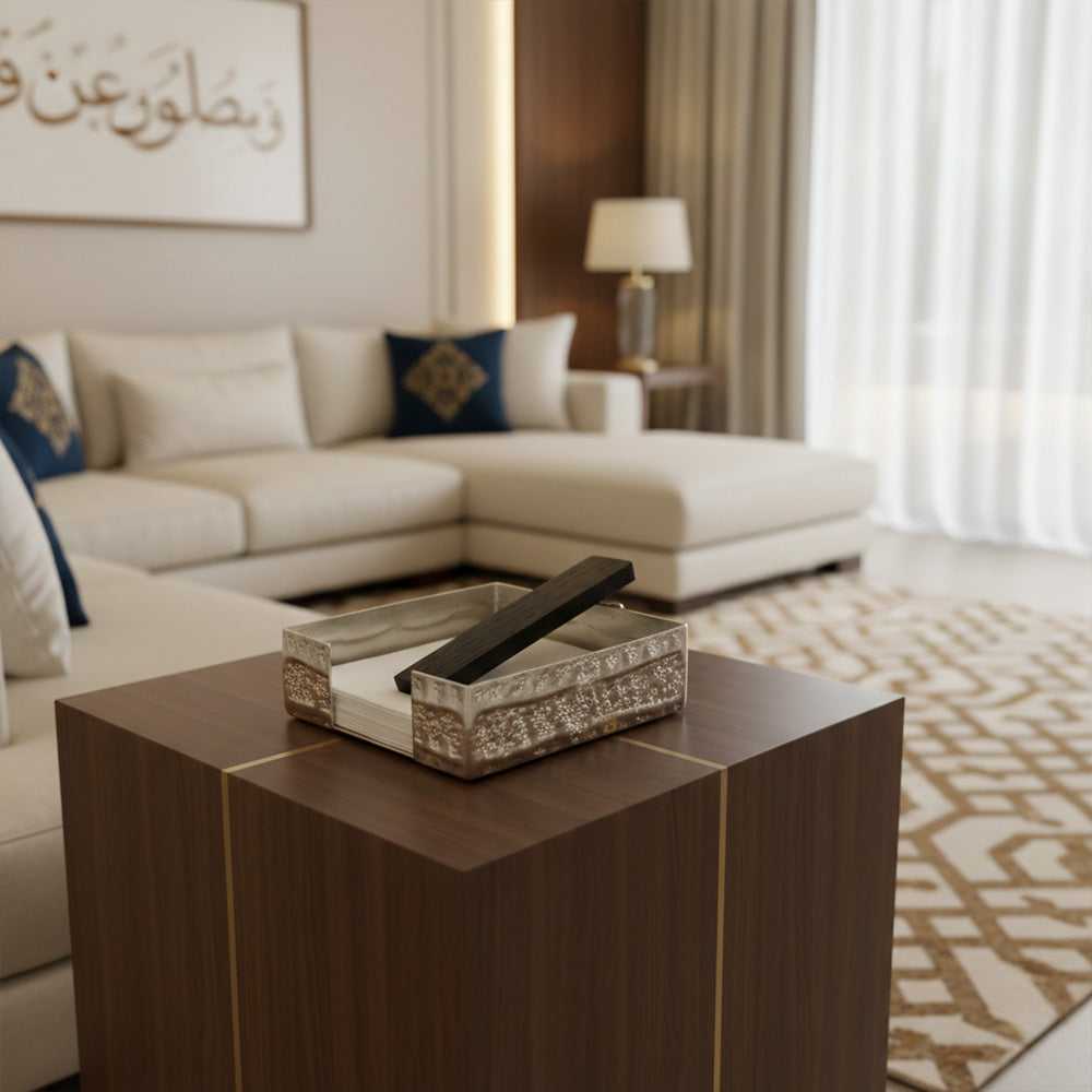 حامل مناديل مربع أنيق