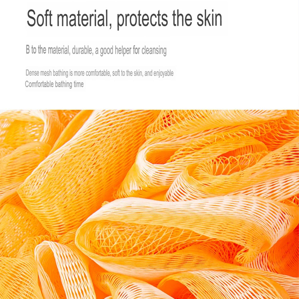 ليفة استحمام شبكية ملونة