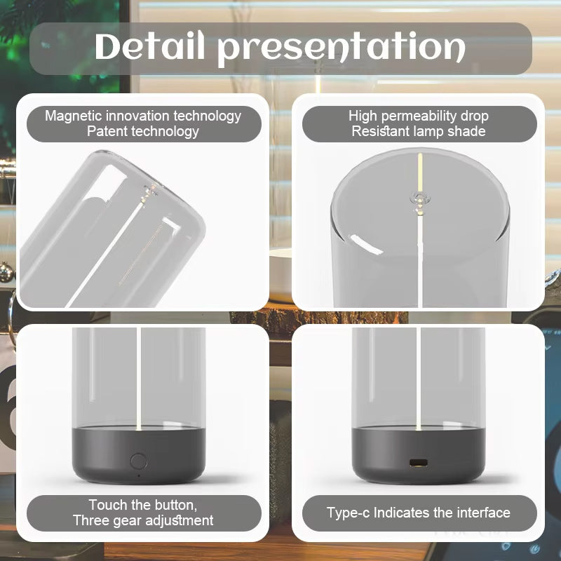 مصباح LED مغناطيسي محمول