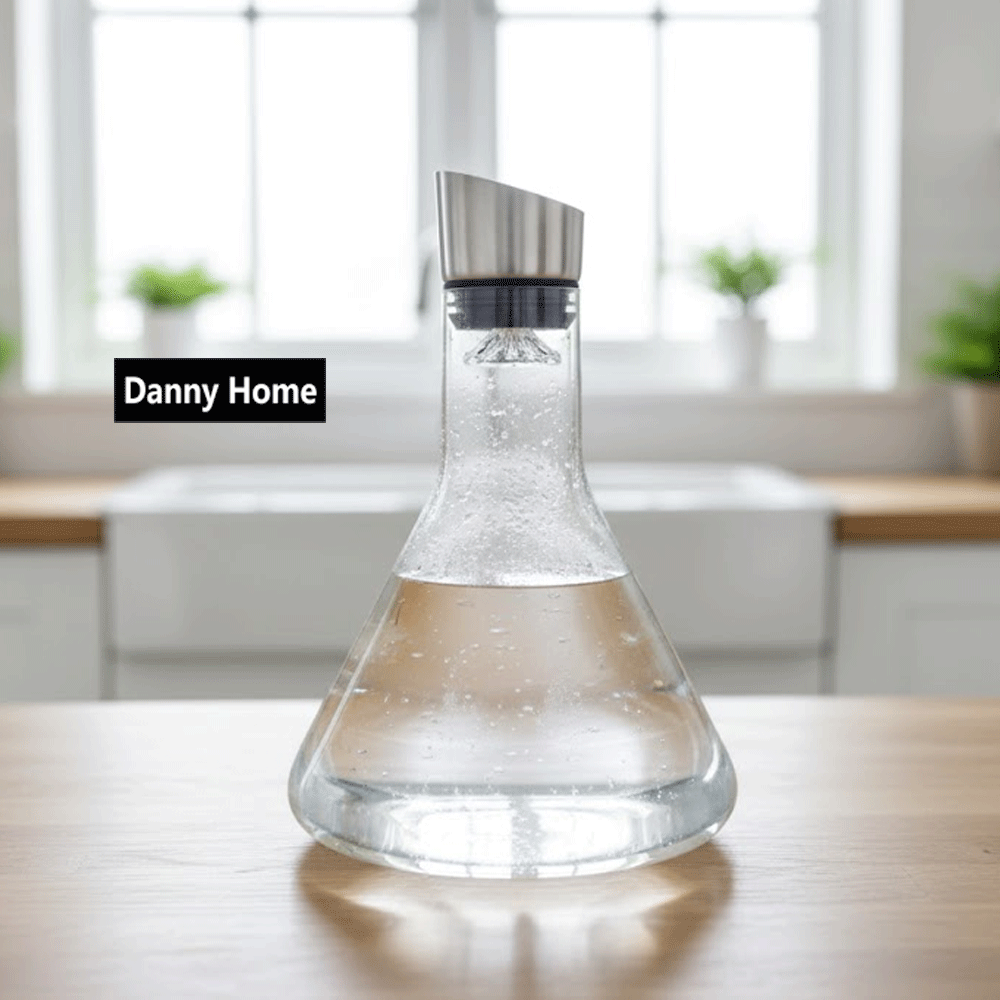 قارورة مياة ومشروبات زجاجية أنيقة