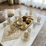 طقم استكانة وفنجان 18قطعة