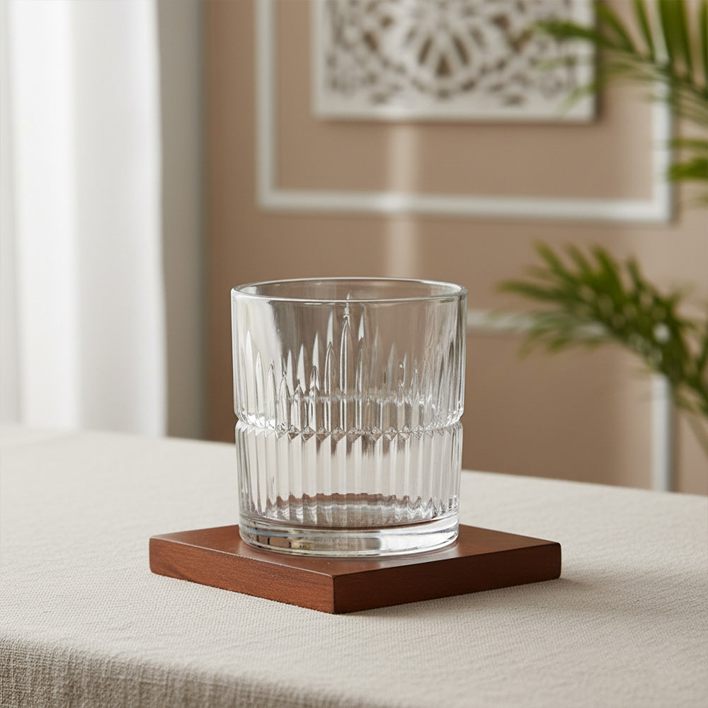 كأس كريستالي مقطوع عموديًا 350 مل - 6 قطع