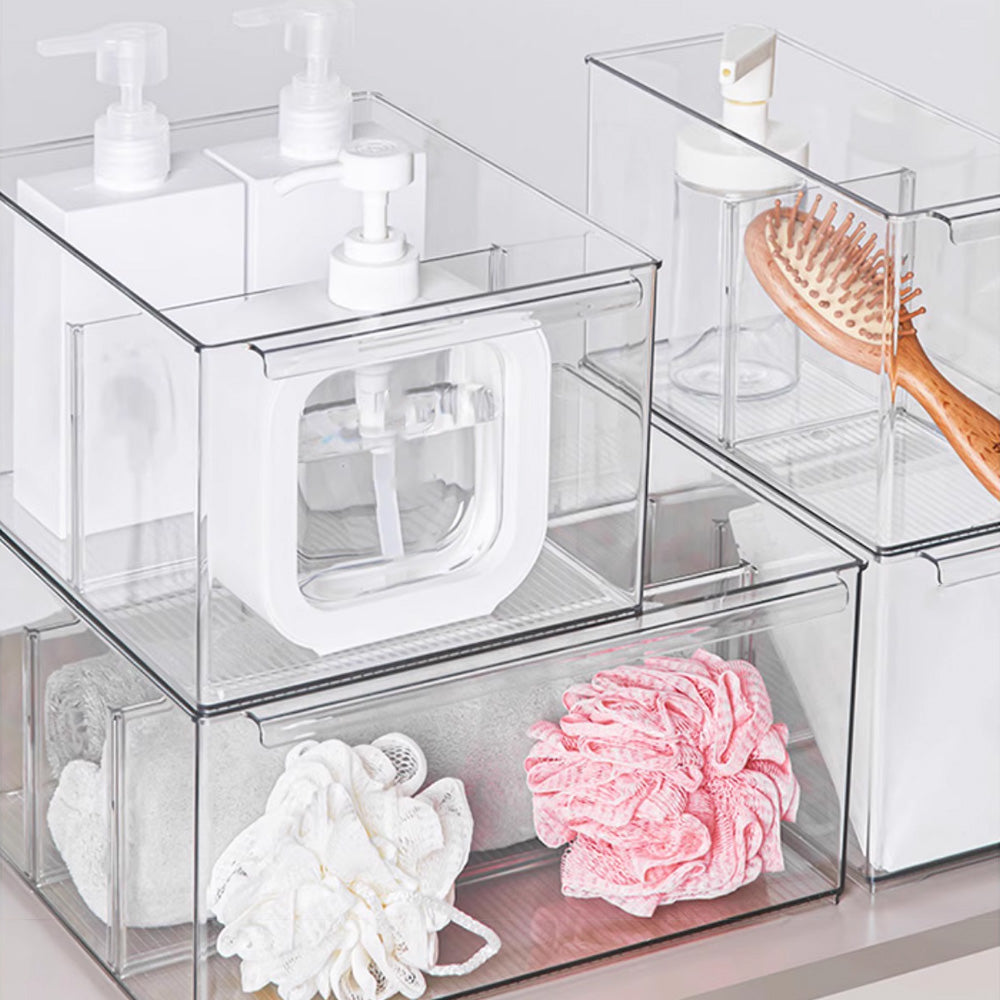 صندوق تخزين شفاف فواصل